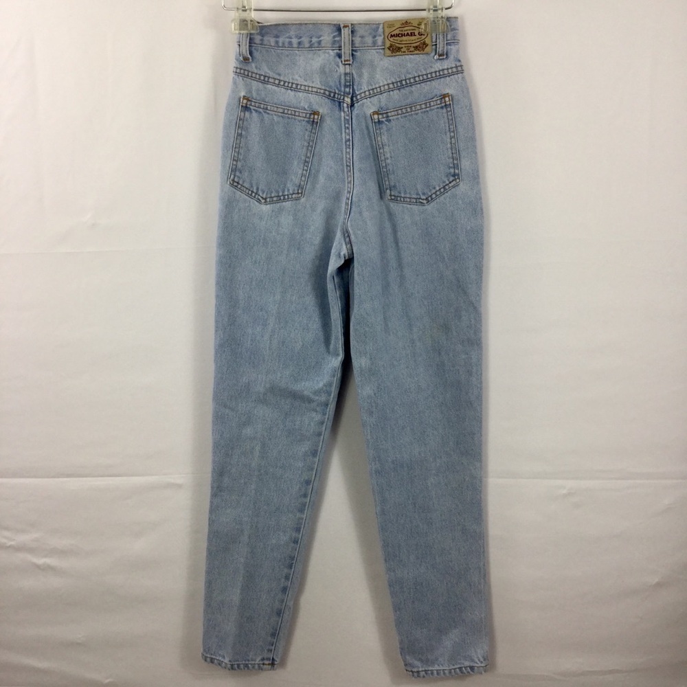 1980’S high rise floral embroidered jeans - Picture 2 of 10